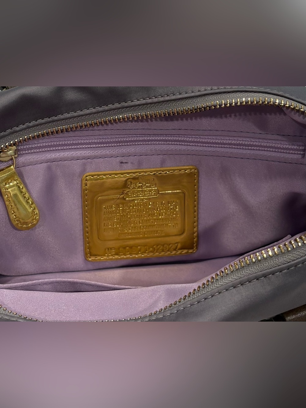 Coach Amanda Satin Mini Satchel - Picture 6 of 6